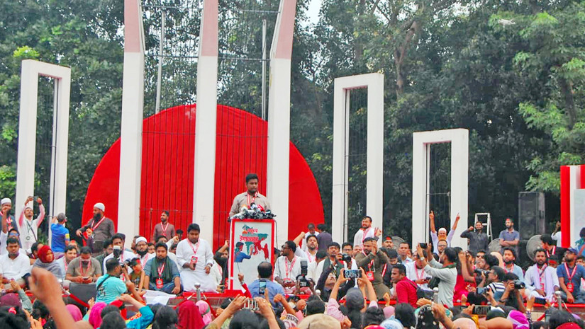 এনসিপির কর্মীদের চোখ রাঙালে রাজনৈতিকভাবে মোকাবিলা করা হবে: হাসনাত আবদুল্লাহ